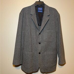VTG EUC Men’s Pendleton 100% Virgin Wool Shacket Blazer Jacket Size L 42